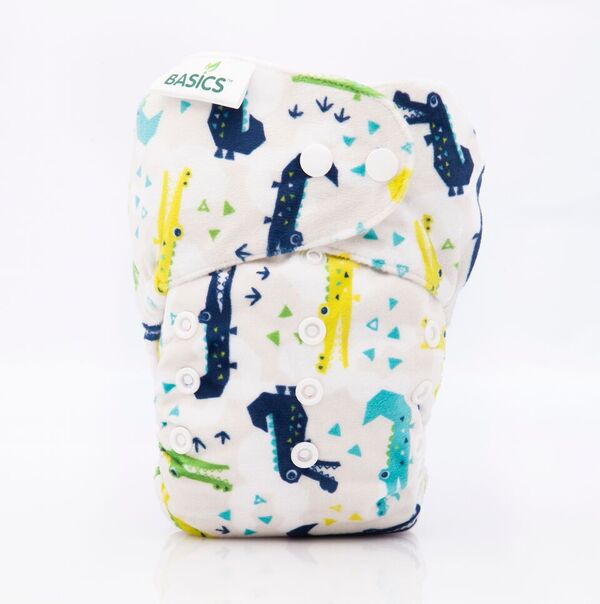 Clearance -  Modern Cloth nappy BASICS (OSFM) - Nappy Shell/cover ONLY! (NO ABSORBENCY)