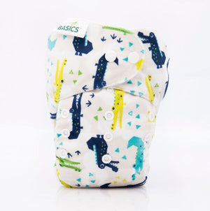 Clearance -  Modern Cloth nappy BASICS (OSFM) - Nappy Shell/cover ONLY! (NO ABSORBENCY)