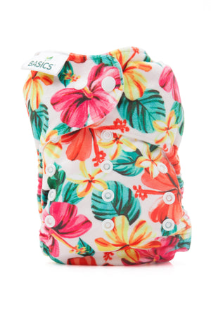 Clearance -  Modern Cloth nappy BASICS (OSFM) - Nappy Shell/cover ONLY! (NO ABSORBENCY)