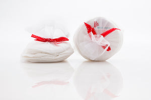 Booby Days or Booby Nights - Nursing Pads (minky white and minky prints)