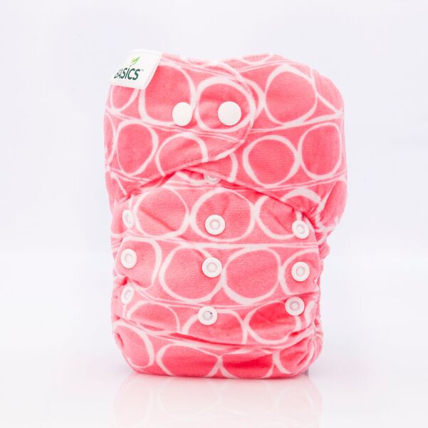 Clearance -  Modern Cloth nappy BASICS (OSFM) - Nappy Shell/cover ONLY! (NO ABSORBENCY)