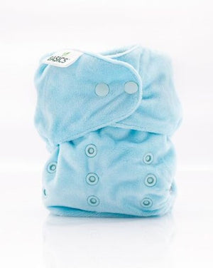 Clearance -  Modern Cloth nappy BASICS (OSFM) - Nappy Shell/cover ONLY! (NO ABSORBENCY)